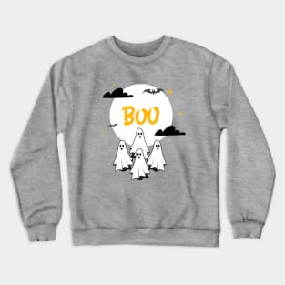 GHOSTLY Happy Halloween BOO Crewneck Sweatshirt